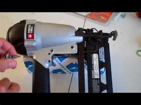 porter cable nail gun leaking air from exhaust port|Porter Cable Nail Gun Troubleshooting